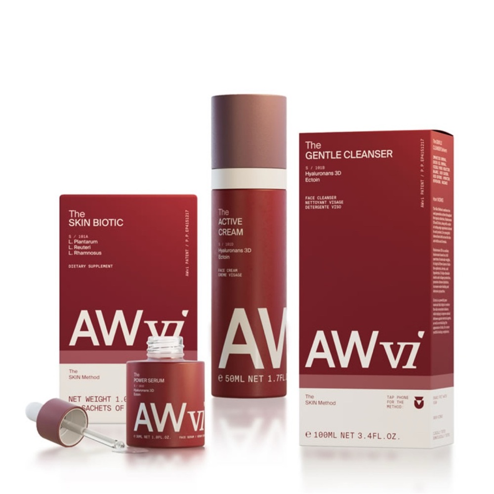 AWvi The Skin Method Set with added Skin Biotic. Brand New! Retail $400